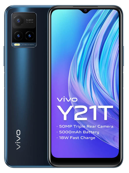 vivo Y21T (Midnight Blue, 128 GB)  (4 GB RAM)