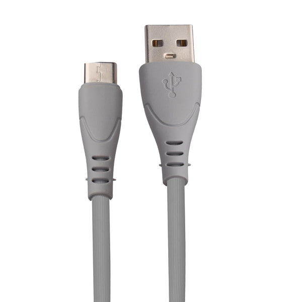 Zebronics USB Type C Cable 2.4 A 1.2 m PVC ZEB-UT240  (Compatible with Mobile, Grey)