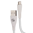 Zebronics Micro USB Cable 2.4 A 1 m ZEB-MU240 18W High Speed Cable(Compatible with Mobile Charger,White, One Cable)