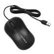 ZEBRONICS Comfort Wired Optical Mouse  (USB 2.0, Black)