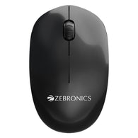 ZEBRONICS Zeb CHEETAH Wireless mouse with 1600 DPI, High accuracy, Ergonomic design Wireless Optical Mouse  (USB 2.0, Black)