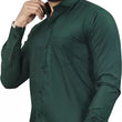 Green Men Regular Fit Collar Formal Shirt