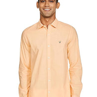 Orange Men's Slim Fit Shirt