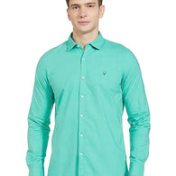 Stylish Green Men's Slim Fit Shirt