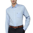 Blue Regular Fit Men Formal Shirt