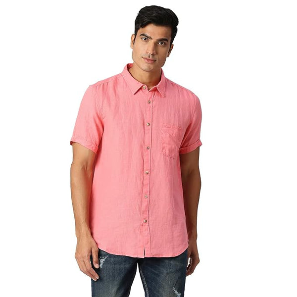 Trendy Men Short Sleeve Regular Fit Shirt