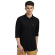 Classic Black Men  Slim Fit Shirt