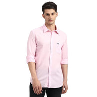 Pink Men Slim Fit Shirt