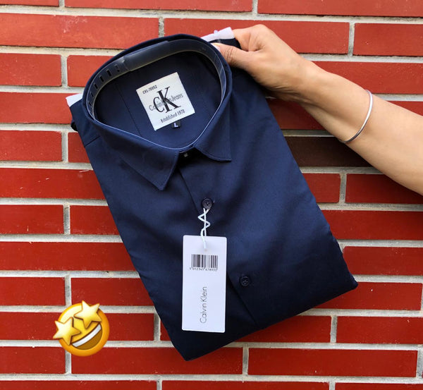 Men Blue Formal Shirt