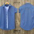 Blue Check Cotton Shirts