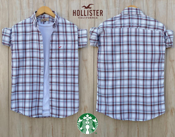 White Check Cotton Shirts