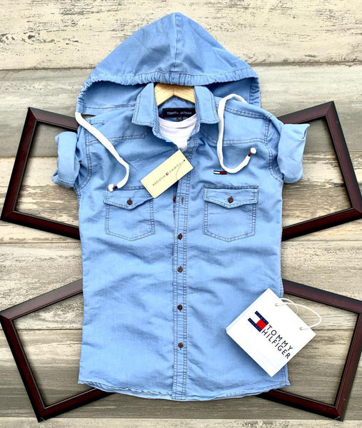 Blue Denim Detachable Shirts