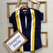 Navy Full Sleeves Designer Shirts