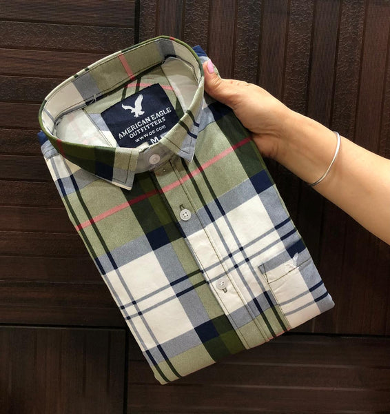 Multi Check Men Shirts