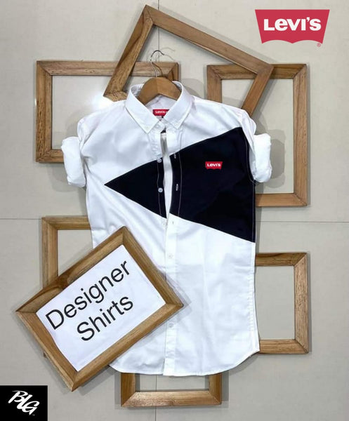 Stylish Designer White Men Shirts