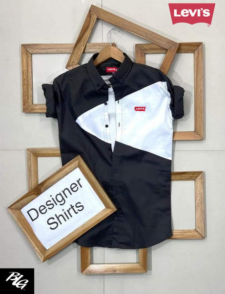 Stylish Designer Black Men Shirts