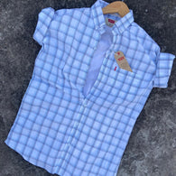 Stylish White Check Men Shirts