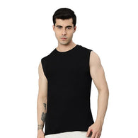 Comfortable Black Gym Vests for Men