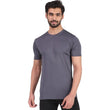 Grey Men Round Neck Sports Tshirt