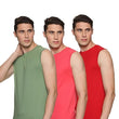 Pack of 2 Sleeveless Tshirt for Mens