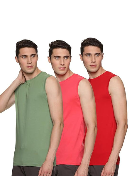 Pack of 2 Sleeveless Tshirt for Mens