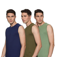 Trendy Set 2 Sleeveless Tshirt for Mens