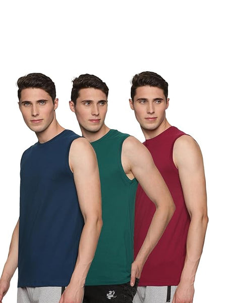 Stylish Mens Pack 2 Sleeveless Tshirt