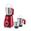 Usha TH800MX3 thunderbolt 800 W Mixer Grinder (3 Jars, Red)