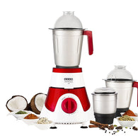 Usha Imprezza MG 3576 Mixer 750 W Mixer Grinder (3 Jars, Red)