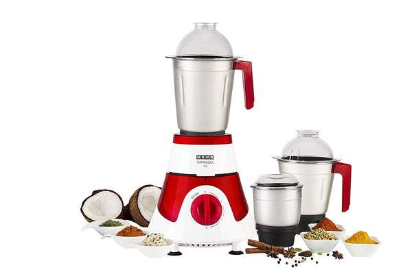 Usha Imprezza MG 3576 Mixer 750 W Mixer Grinder (3 Jars, Red)