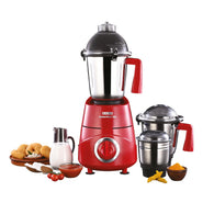 Usha ThunderBolt Pro 1000 Mixer Grinder (3 Jars, Red)