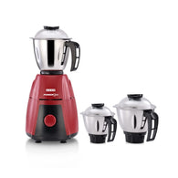 Usha Powerspin Mixer Grinder 750 W Mixer Grinder (3 Jars, Maroon and Black)