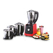 Usha I-chef Mixer Grinder 750 Mixer Grinder (4 Jars, Red, Black)