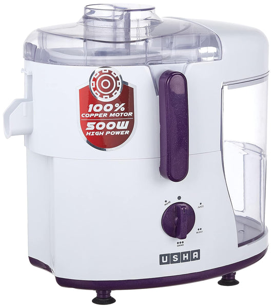 Usha JM-500XJ3 500 Juicer Mixer Grinder (3 Jars, Magenta)