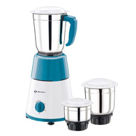 Bajaj GX15 500 Mixer Grinder (3 Jars, White, Blue)