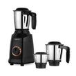 Bajaj Military Series Finesse WITH LIFE TIME WARANTY ON BLADES 750 Mixer Grinder (3 Jars, Black)