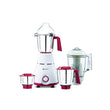 Bajaj 4701 GX 800 W Juicer Mixer Grinder (4 Jars, White, Red)