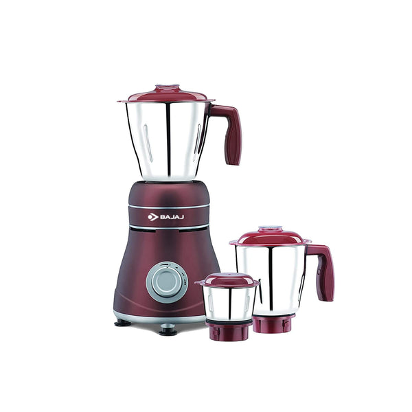 Bajaj Ivora Titan Motor Watt 800 Mixer Grinder (3 Jars, Crimson Red)