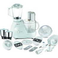 Bajaj FX 11 Food Factory 600 Juicer Mixer Grinder (2 Jars, White)