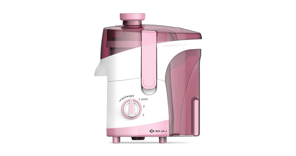 Bajaj JX 20 (410701) With Shock proof abs body JMG 800 Juicer Mixer Grinder (2 Jars, White & Pink)