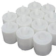 White LED tealight candles for Diwali, battery-operated