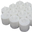 Festival LED tealight candles, white, 24 pcs for decoration