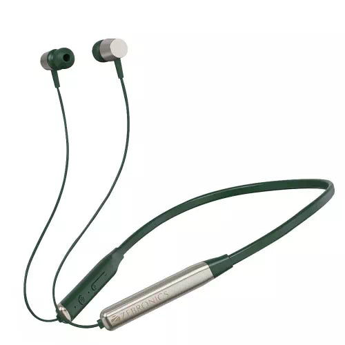 ZEBRONICS Zeb-Evolve Bluetooth Headset  (Metallic Green, In the Ear)