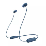 SONY WI-C100 with 25 Hours Battery Life Bluetooth Headset  (Blue, In the Ear)