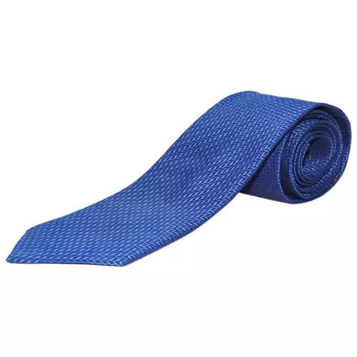 Blue & Black Micro Fiber Tie