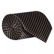 Brown Micro Fiber Tie with Pocket Square