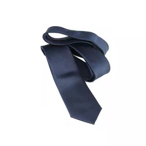 Collections Navy Polyester Neck Tie