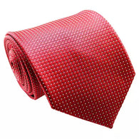 Red Micro Fiber Neck Tie for Men