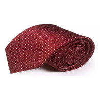 Jacquard Men's Maroon Neck Tie