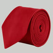 Men's Formal Red Solid Tie